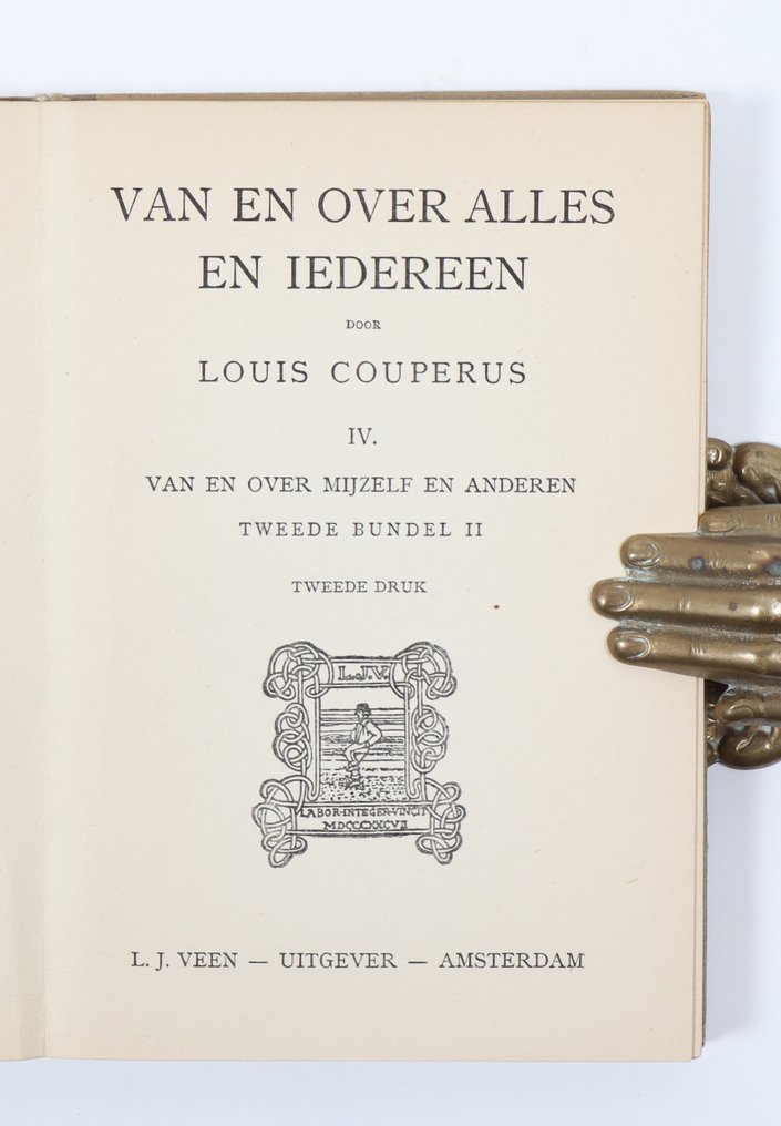 Louis Couperus - Lot met 6 uitgaven - 1898-1922 #4.3