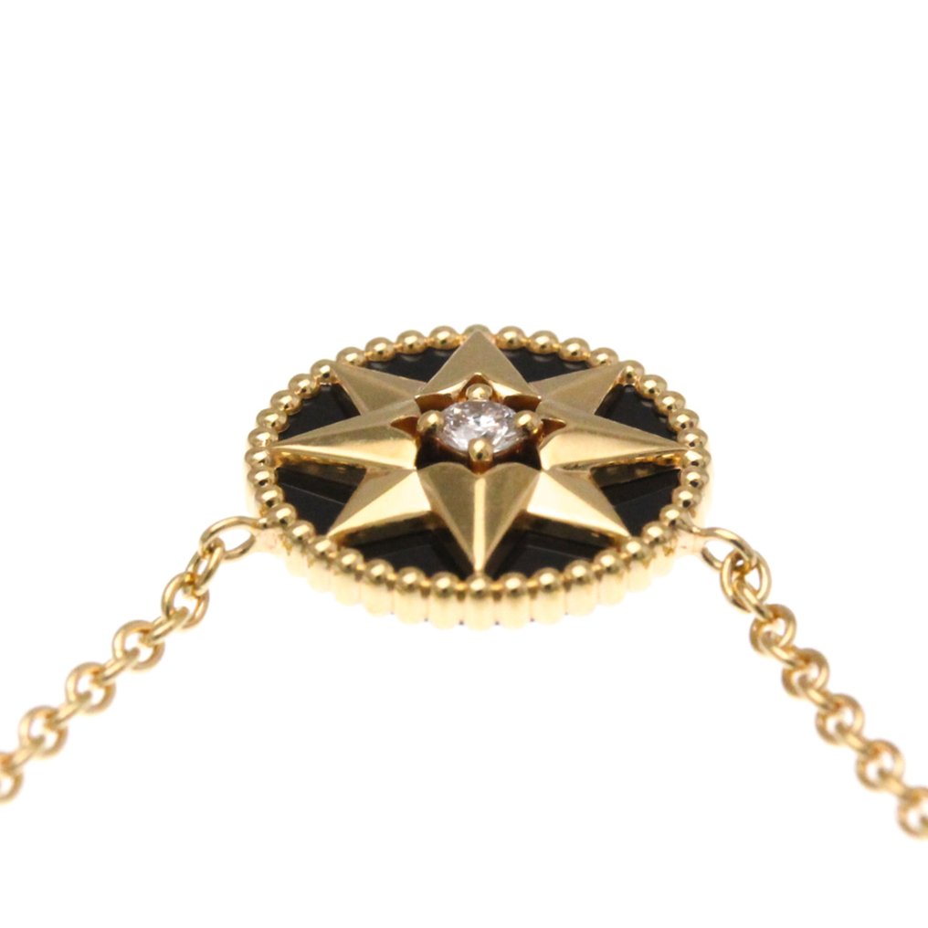 Christian Dior - 吊墜頸鏈 粉色黄金 #4.3