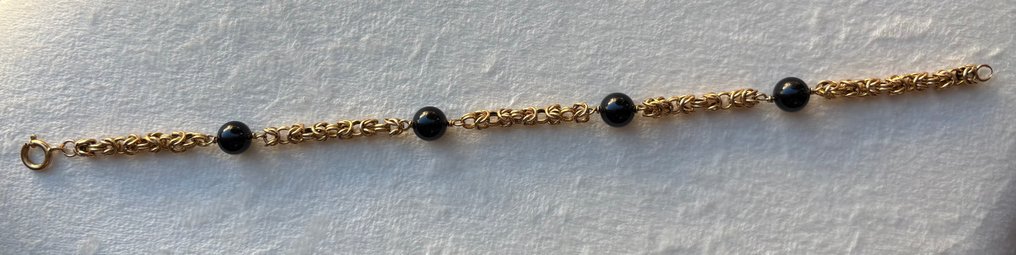 链式手链 - 19.2克拉 黄金 #4.3