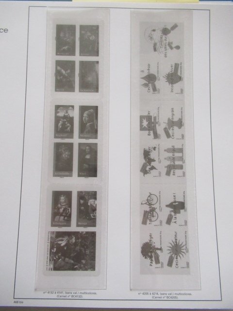 France 2008/2012 - Self-adhesive sticker collection with pages and an album Yvert & Tellier. #4.3