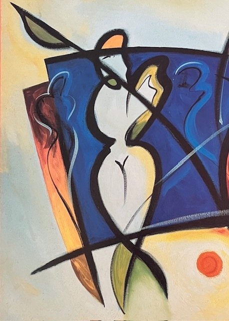 Alfred Gockel (1952) - Abstracte compositie #4.3