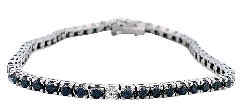 Armband - 18 kt Weißgold Diamant (Natürlich) - Diamant #1.0