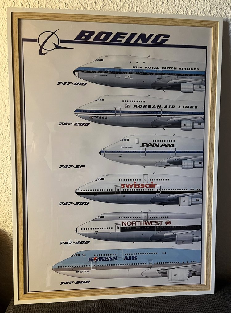 Art Photo - Toile Boeing 747 #4.3