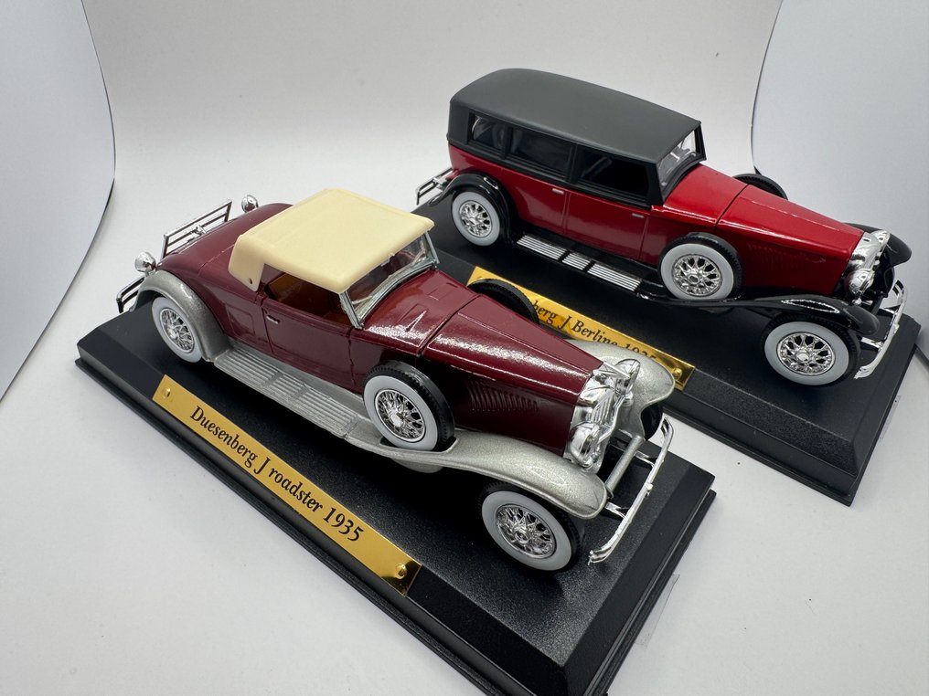 Atlas 1:43 - Modellauto  (2) - DUSENBERG - J BERLINE und das Modell J ROADSTER #1.0