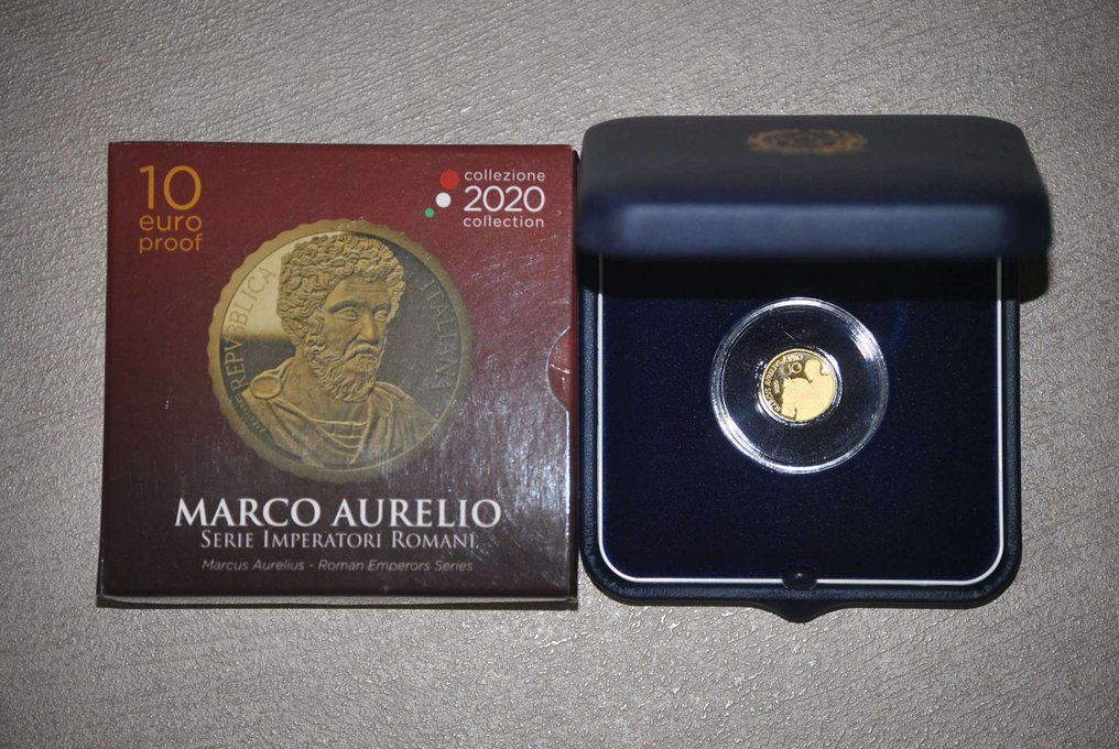 Italy. 10 Euro 2020 "Marco Aurelio" Proof #4.3