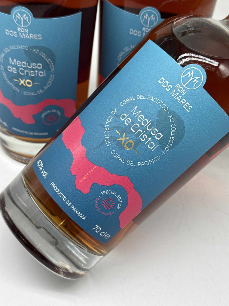 Dos Mares 2013 - Medusa de Cristal XO Special Edition   - b. 2025  - 70 cl - 3 flasker #2.1