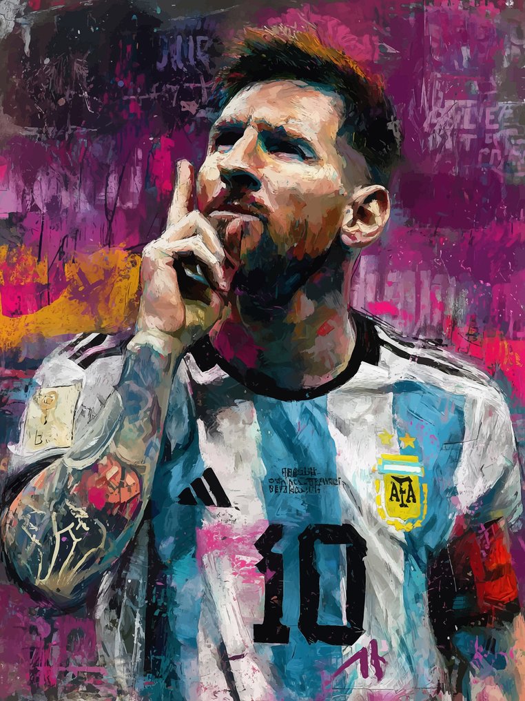 IPR Graph - El 10 de Argentina: Arte Urbano de Lionel Messi #1.0