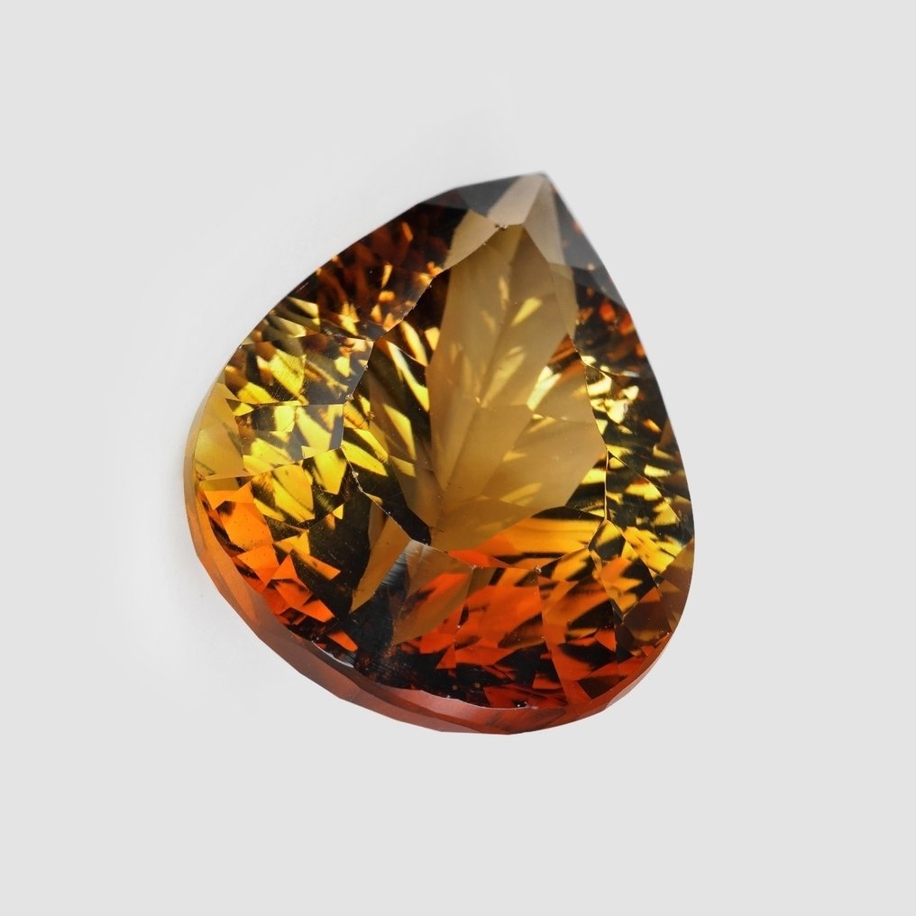 Sans Prix de Réserve - 1 pcs Orange, Jaune Topaze - 27.11 ct - International Colored Gemstone Association (ICA GemLab) - Champion Topaz #3.2