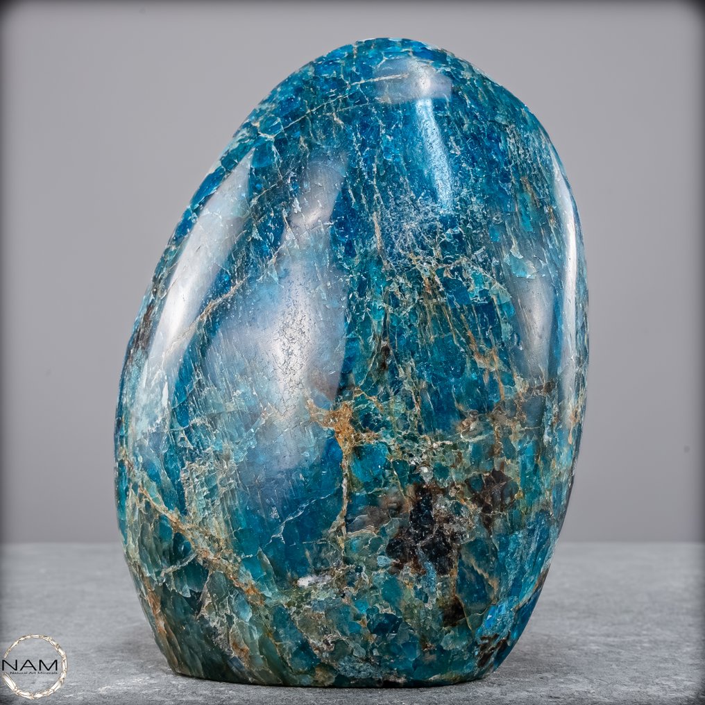 天然一等品质浓郁的磷灰石 自由形式- 1979.47 g #3.2