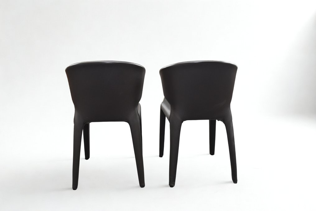 Cassina - Hannes Wettstein - Καρέκλα (2) - Γειά 367 - Δέρμα #2.1