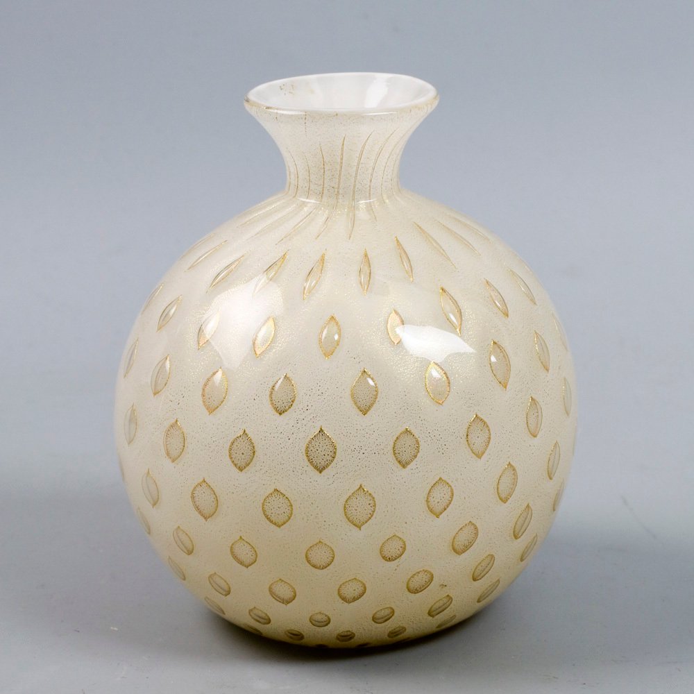 Archimede Seguso - 花瓶 -  A Bolle - 穆拉诺玻璃 #4.3