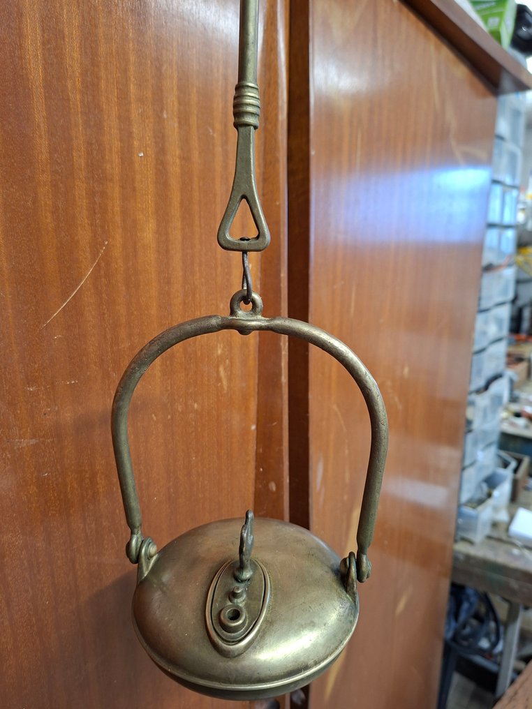 Olie lampe - Forgyldt messing #1.0