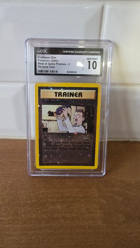 Pokémon - 1 Graded card - Professor Elm 压膜 - CGC 10 - Various sets #1.0
