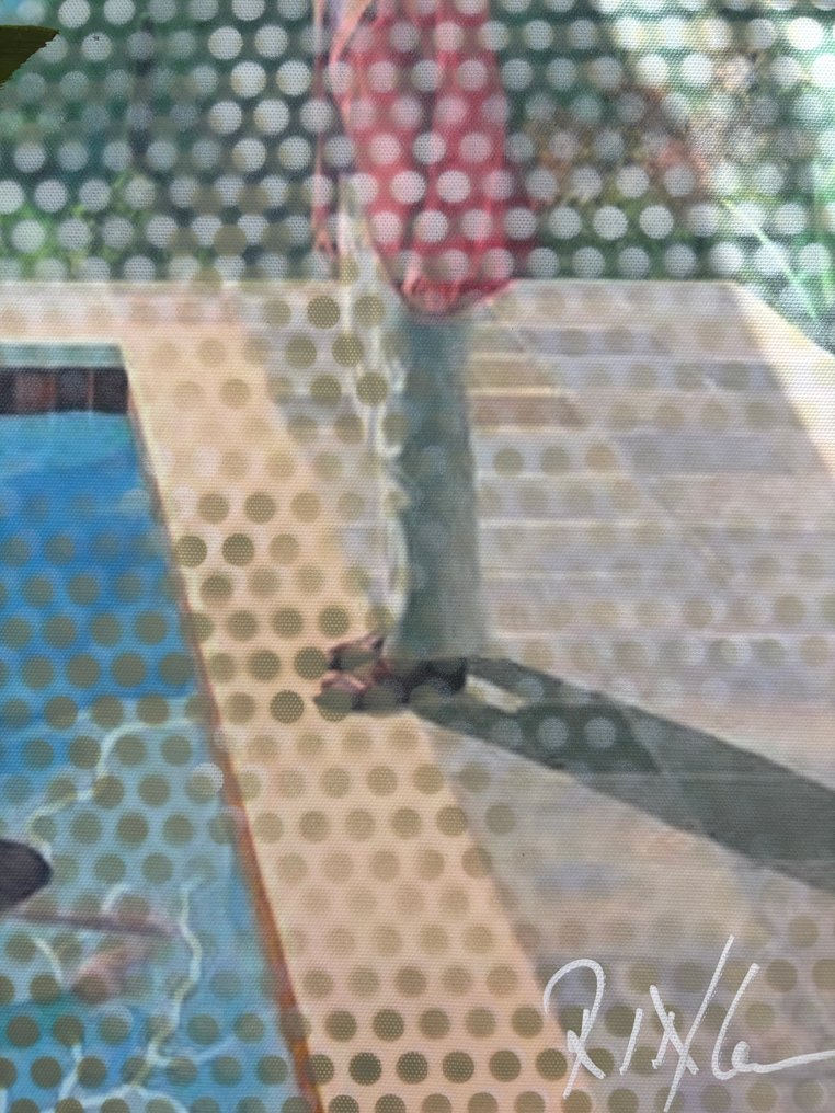 RINGER - Hockney Pixel 1/1 Toile Large #1.0