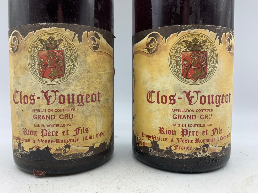 1976 Rion Pere et Fils - 瑞揚梧玖莊園 Grand Cru - 2 瓶 (0.75L) #1.0