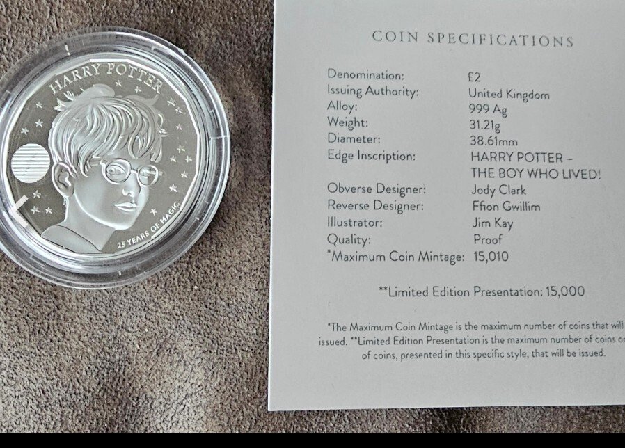 英国. 2 Pounds 2022 Harry Potter #4.3