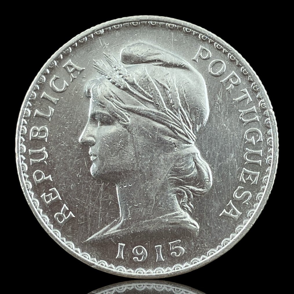 Portugal. 1 Escudo 1915 (No Reserve Price) #1.0