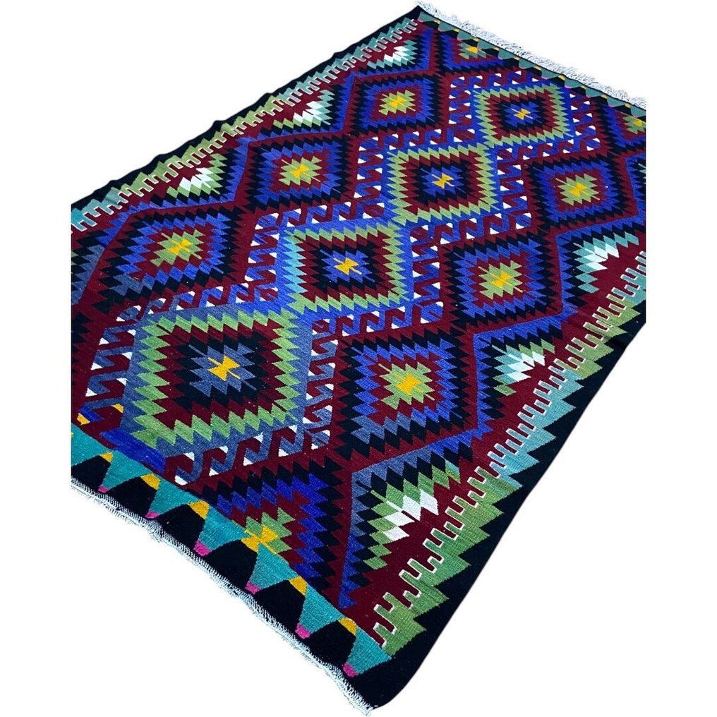 Usak - Tappeto - 261 cm - 164 cm - Kelim in lana tessuto a mano #1.0