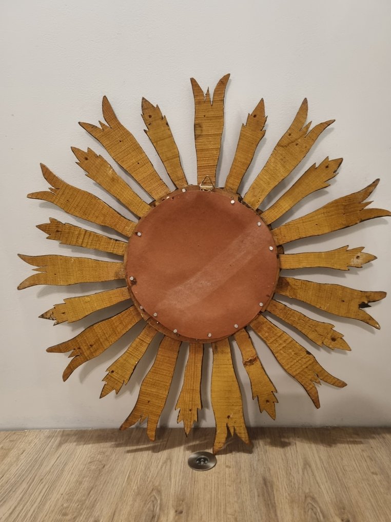 Καθρέφτης τοίχου- καθρέφτης ήλιου  - Ξύλο - Grand miroir soleil 52 εκ #3.2
