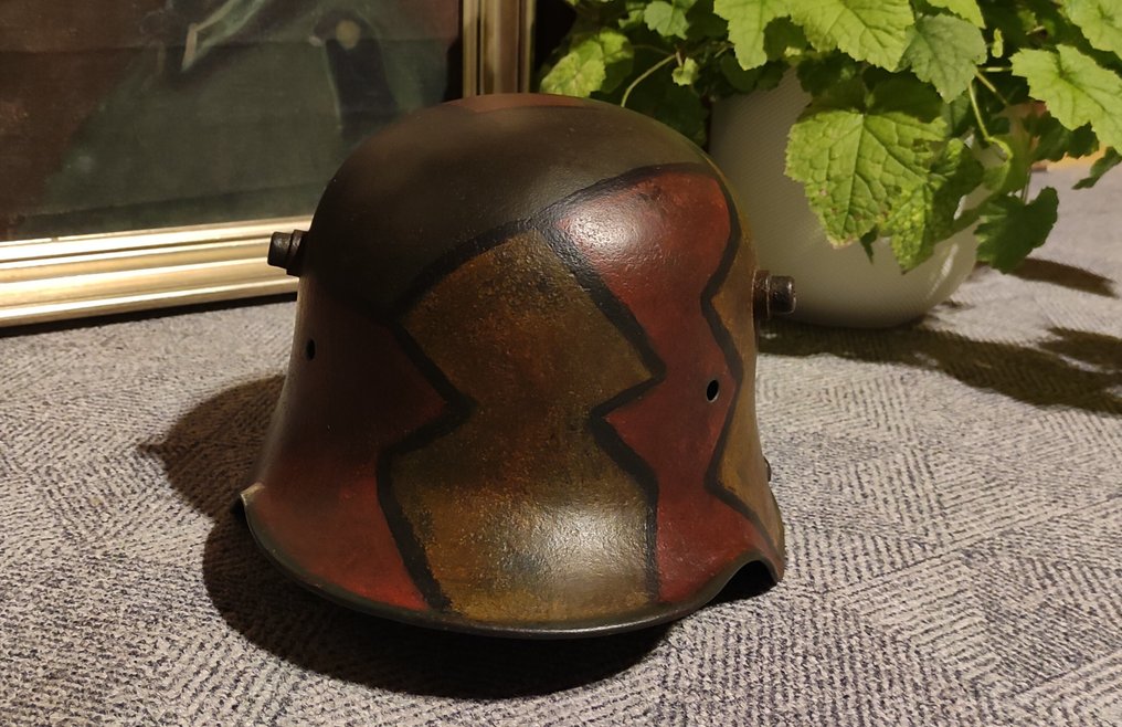 德国 - 炮兵 - 军用头盔 - 德国伪装M16迷彩头盔 #3.2