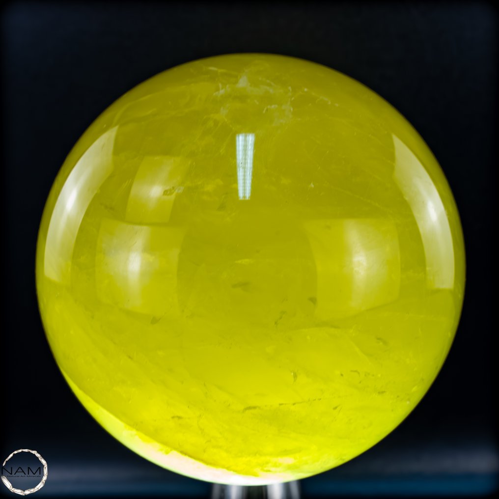 First Quality Citrine Sphere Crystal- 970.37 g #4.3