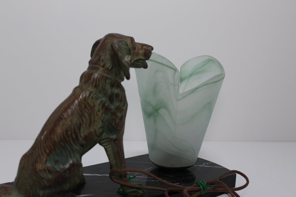 Lámpa - Ónix, Fém, Patina - Lámpa #3.2