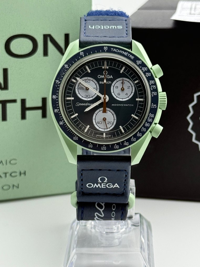 Omega x Swatch - MoonSwatch - Mission on Earth - Ei pohjahintaa - S033G100 - Unisex - 2022 #1.0