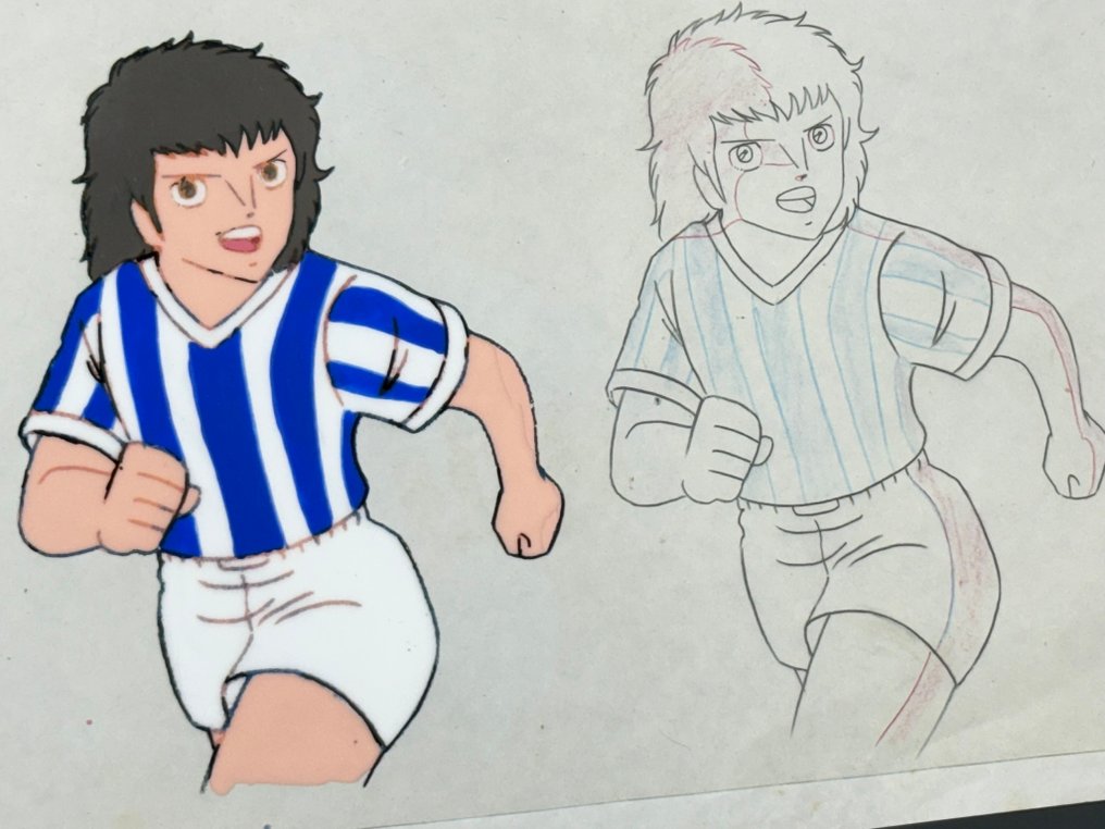 Tsuchida Production - Original animation cel and drawing - Captain Tsubasa (1983/1986) #1.0