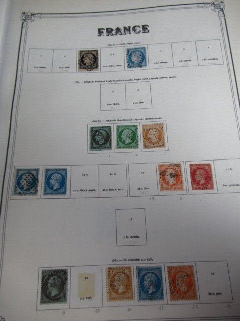 Francia 1849/1900 - Superba collezione di francobolli classici #1.0