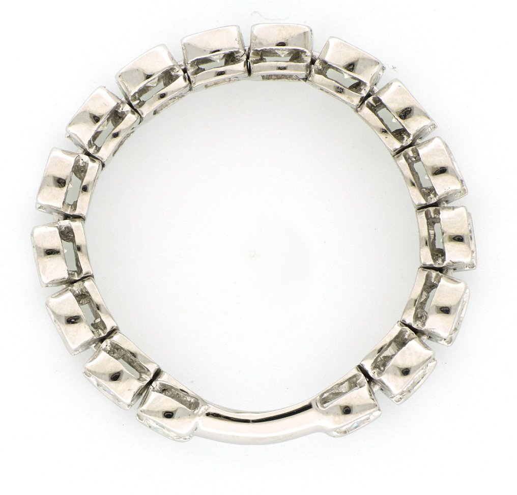 Ei pohjahintaa - Sormus - 18 kt. Valkokulta -  2.08ct. tw. Timantti (Luonnollinen)  #4.3