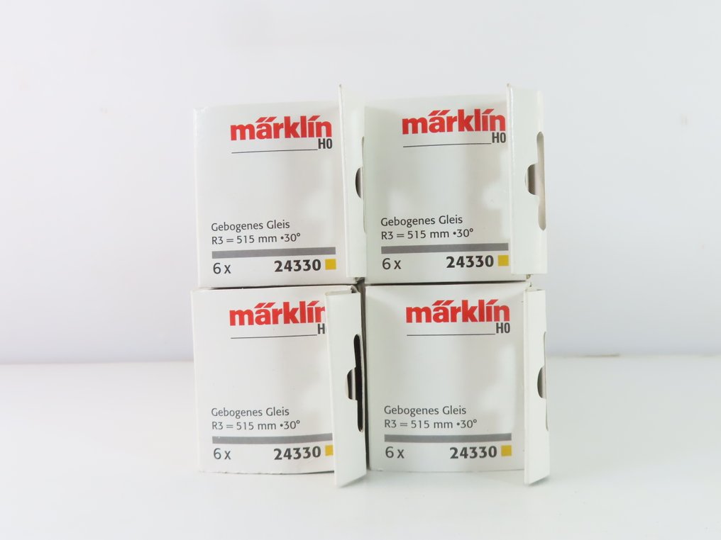 Märklin H0 - 24330 - Model train tracks (24) - 24-piece rail set with bent rail pieces, C-rail #4.3