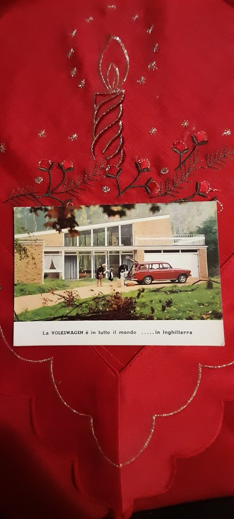 Italy - Advertising, Auto / Volkswagen / Ford - Naples - Postcard (16) - 1950-1965 #1.0