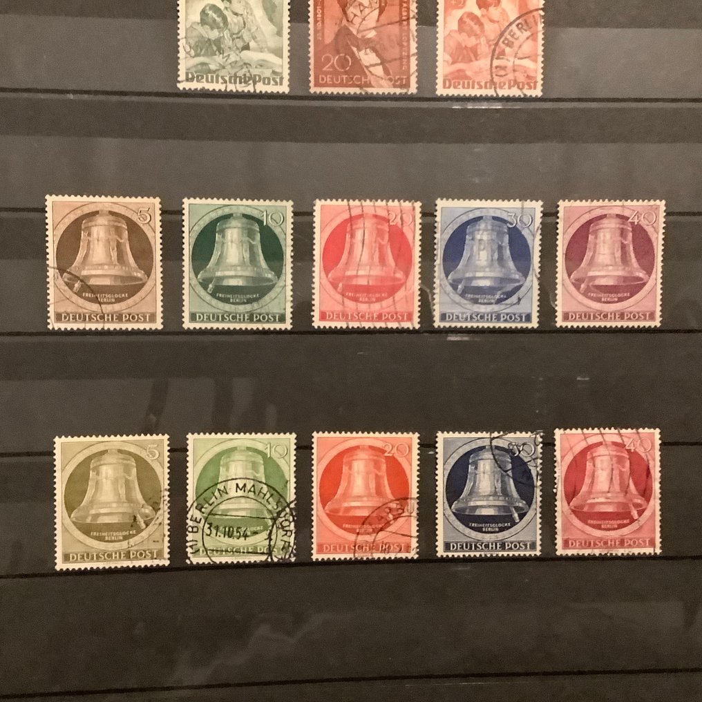 Berlín 1950/1951 - Dos ediciones (U) - Michel 71/86 #3.2