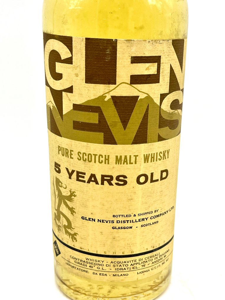 Glen Nevis 5 years old Pure Scotch Malt Whisky  - b. 1970s - 75cl #2.1
