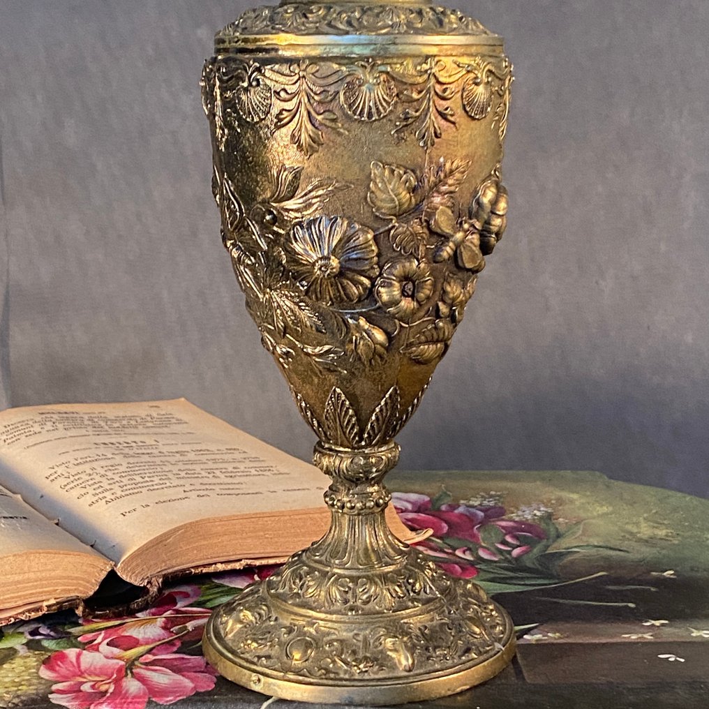 Table lamp - Spelter, Glass #3.2