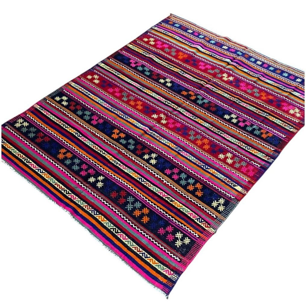 Cicim - 小地毯 - 220 cm - 168 cm - 手工编织羊毛 Cicim #1.0