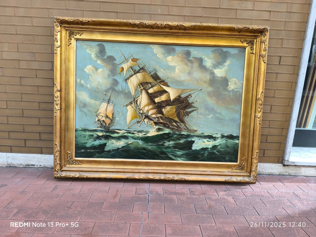 Renato Longanesi (1931) - Coppia di Velieri #2.1