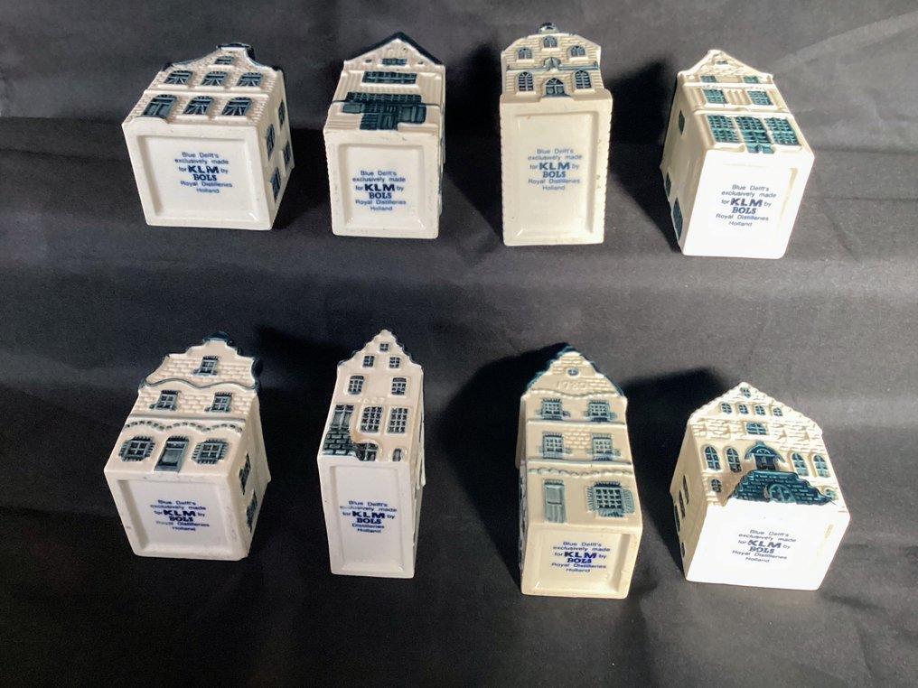 Căsuță KLM (8) - Bols - Delfts Blue - numele 1 până la 8 #4.3