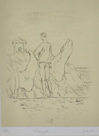 Giorgio De Chirico (1888-1978) - L'enigma (1971) #1.0