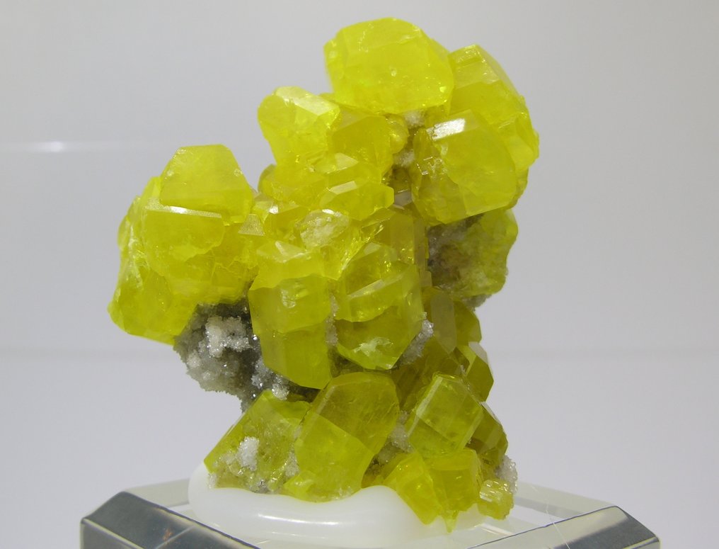 Zolfo Cristallo su matrice - Altezza: 4.7 mm - Larghezza: 42 mm- 104 g - (1) #1.0