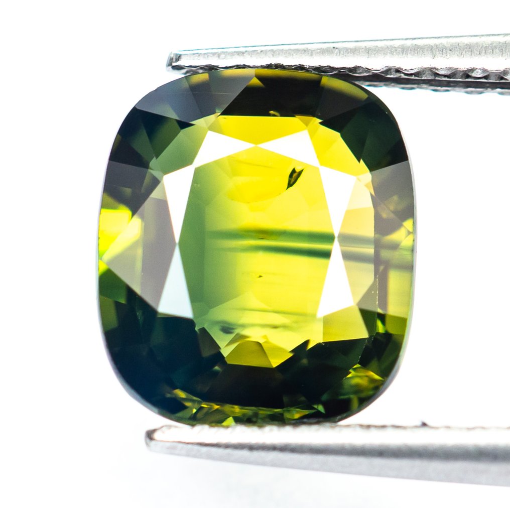 χωρίς τιμή ασφαλείας Ζαφείρι  - 3.48 ct - Bellerophon Gemlab - Βαθύ μπλε-πράσινο #1.0