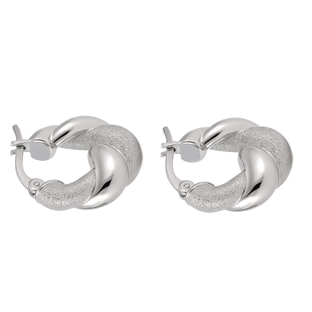 Drop fülbevaló - 18 kt. Fehér arany #2.1