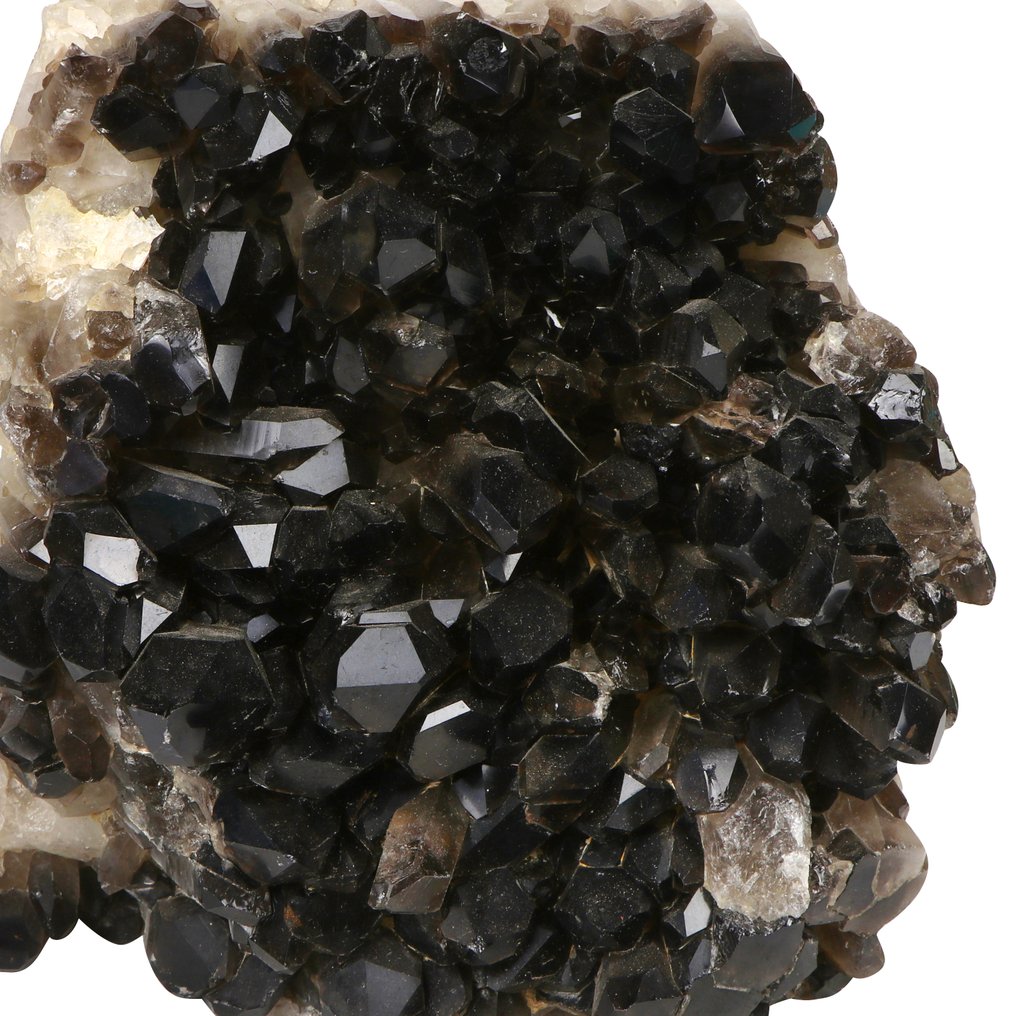 Smoky quartz Geode - 28x28x15 厘米- 12 kg #2.1