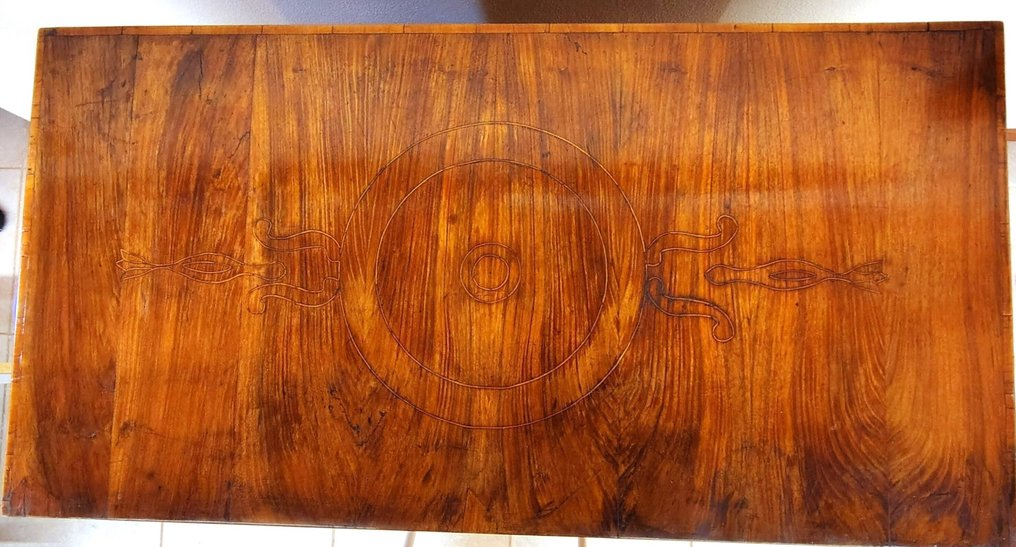 Komód - Diófa, Csomoros fa, Spruce - cassettone / íróasztal #4.3