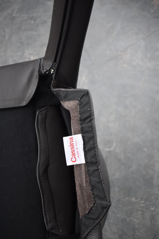 Cassina - Hannes Wettstein - Καρέκλα (2) - Γειά 367 - Δέρμα #3.2