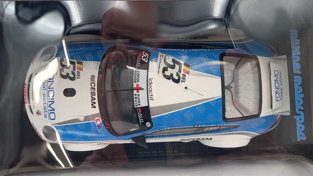 MiniChamps 1:18 - Model car - Porsche GT3 R 24h SPA 2010 - (cod.E21) #4.3