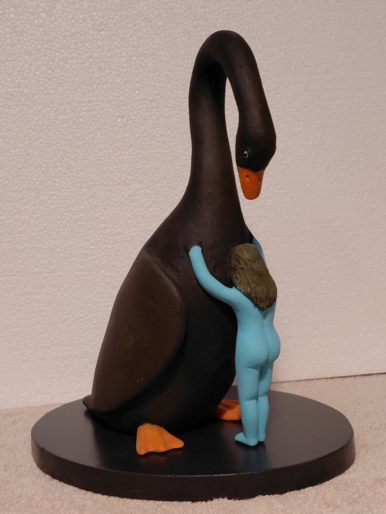 雕刻, Leda en de zwaan - 34 cm - 混合技术 #4.3