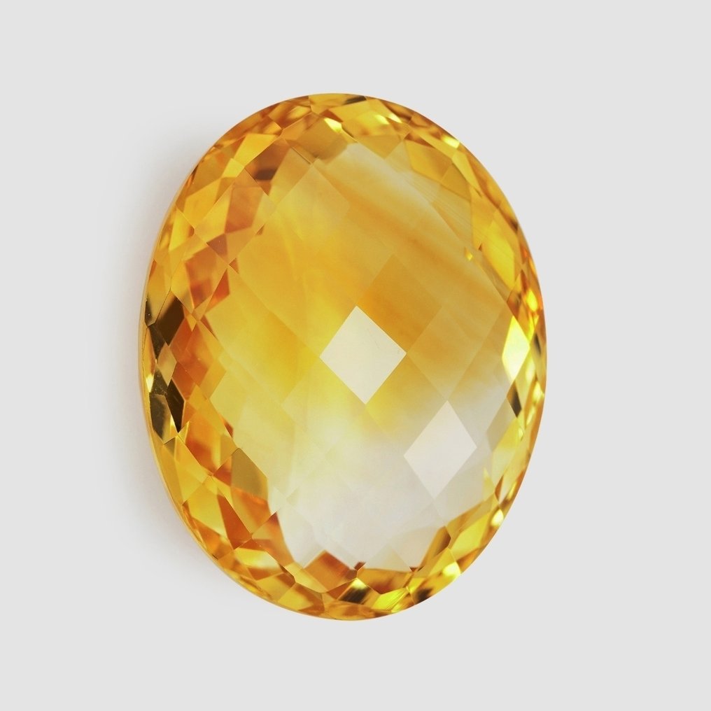 没有保留价 - 1 pcs  黄色 黄水晶  - 27.39 ct - 国际有色宝石协会（ICA GemLab） #1.0