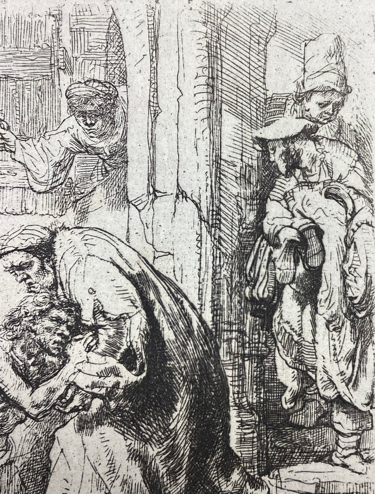 Rembrandt Harmensz van Rijn (1606-1669), after - Il ritorno del figliol prodigo #3.2