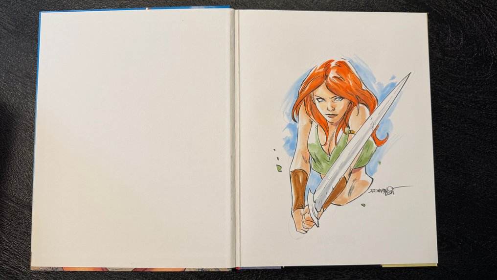 Roodhaar - Storm - De vijfde toren - opdrachttekening Romano Molenaar - 1 Album - First edition/2021 #3.2